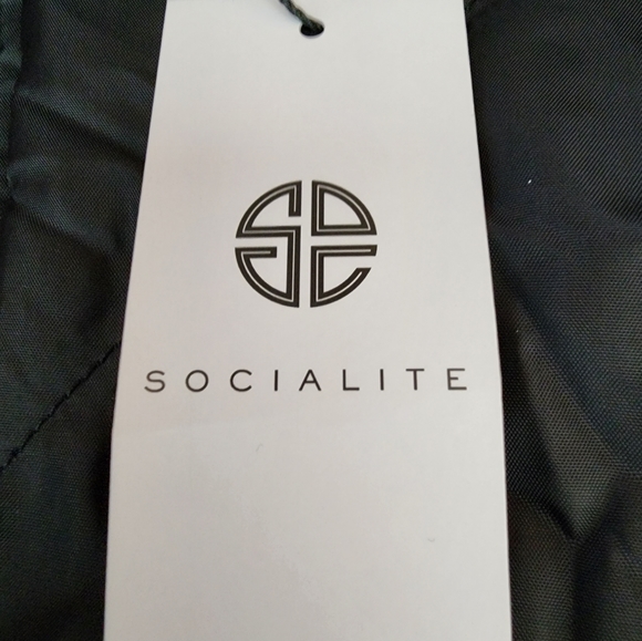 Socialite Women's Black Quilted Vest Size Plus NWT - Picture 5 of 11